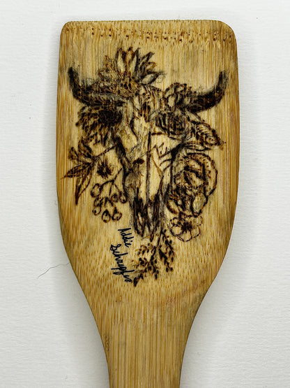 wood burned spoons
