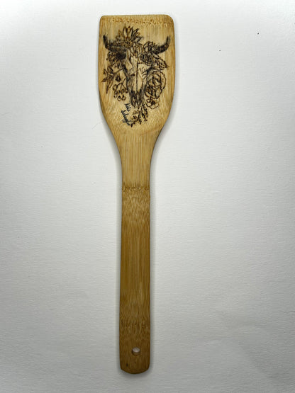 wood burned spoons